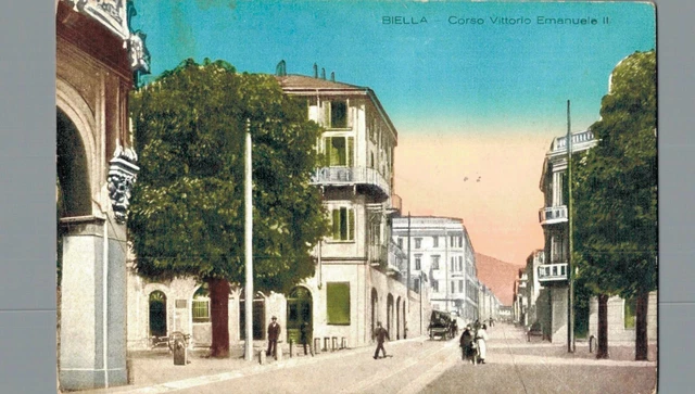 Biella corso V. Emanuele ll° F. Piccolo  spedita