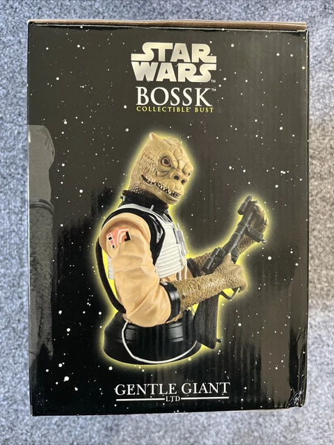 Gentle Giant Star Wars BOSSK Bounty Hunter ESB Mini Bust #1,960 of only 5,000! 2