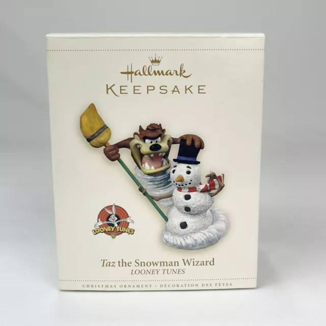 Hallmark Keepsake Taz The Snowman Wizard Looney Tunes Ornament 2006