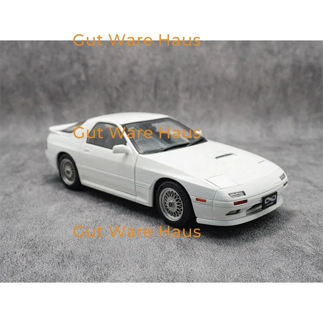 Maquette Mazda RX-7 FC3S 1989 1:18 TopArt - Blanc Jantes Or - Neuf