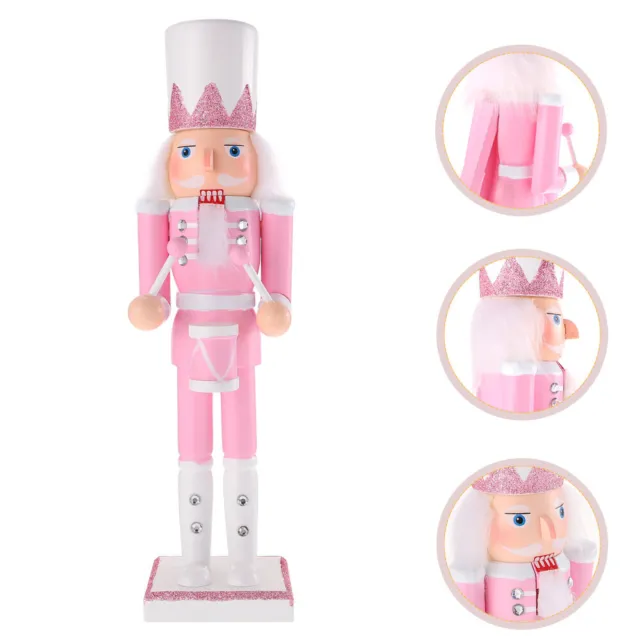 Nussknacker Soldat Holz Kind Desktop-Nussknacker Rosa Geschenke