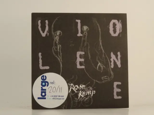 Rose Kemp Violence (H1) Cd Promo Single