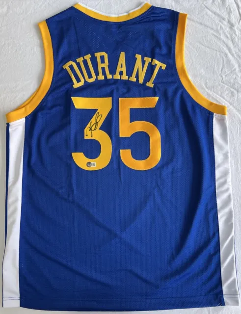 Kevin Durant MVP Golden States 16’-19’ Signed Autographed Jersey Beckett COA