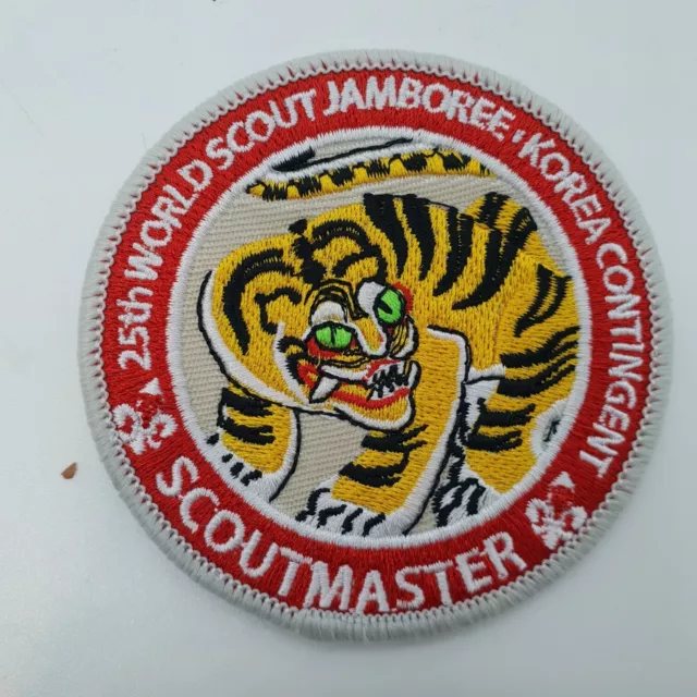 25th World Scout Jamboree 2023 Korea Contingent patch (scoutmaster)