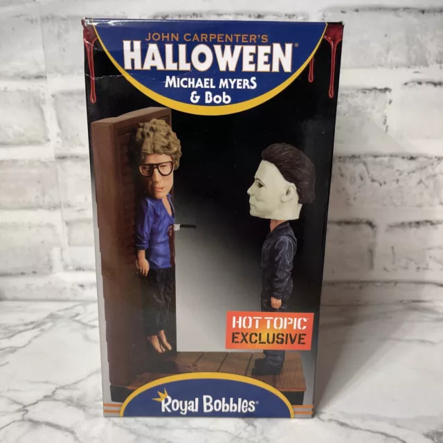 Royal Bobbles 1978 Halloween Michael Myers & Bob Bobblehead Hot Topic Exclusive