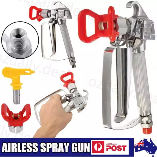 3600 PSI Airless Paint Spray Gun with 517 Tip & Tip Guard For Car Sprayers New