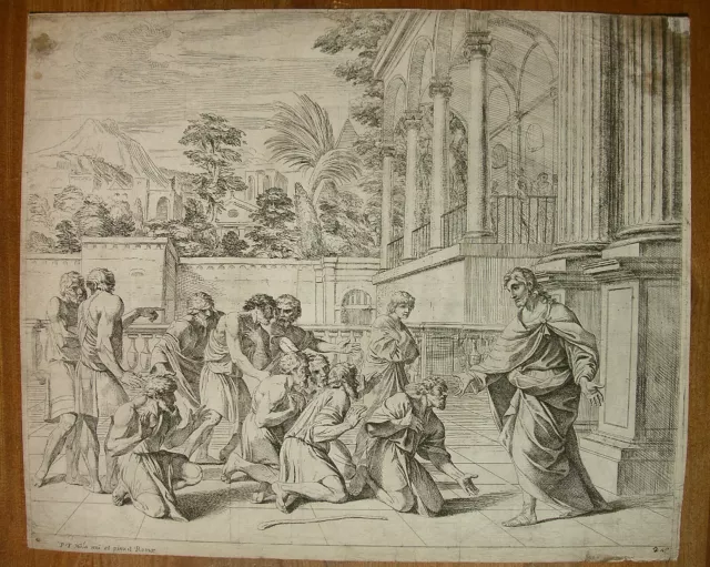 Francesco Giovane `Josef Begrüsst Seine Brüder´ Nach P. F. Mola, Tib 4 , ~1655