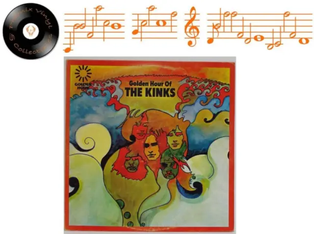 The Kinks Golden Hour Of The Kinks Vinyl LP A2 B3 Pressing - EX