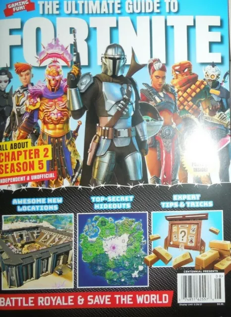 FORTNITE ultimate guide 2 GIANT POSTERS chapter 2 season 5 BATTLE ROYALE