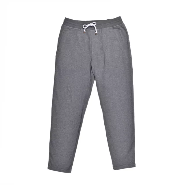 Brunello Cucinelli Men's Gray Casual Athletic Fashion Gym Pants Size Xl