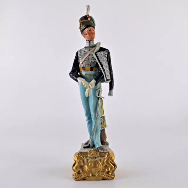 Capodimonte Naples Soldier Military Figure Bruno Merli Captain 18th Hussars 2