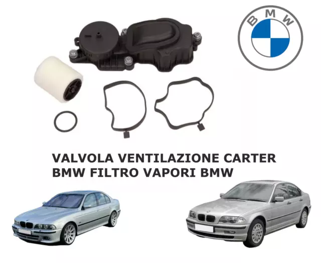 Valvola Ventilazione Carter Bmw Filtro Vapori Bmw Serie 1 E81 Serie 3 E46 E90 X3