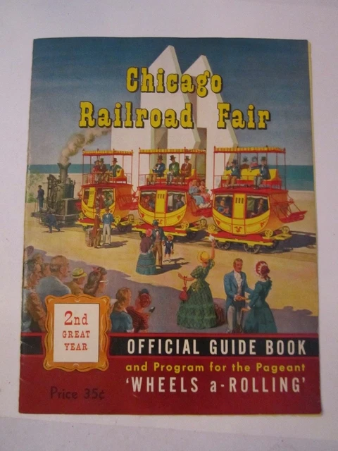 1949 Chicago Railroad Fair Official Guide Book - Tub Rss