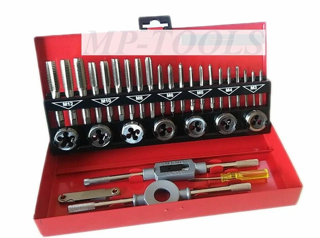 Set per filettatura manuale metrica da M6 a M24 al tungsteno