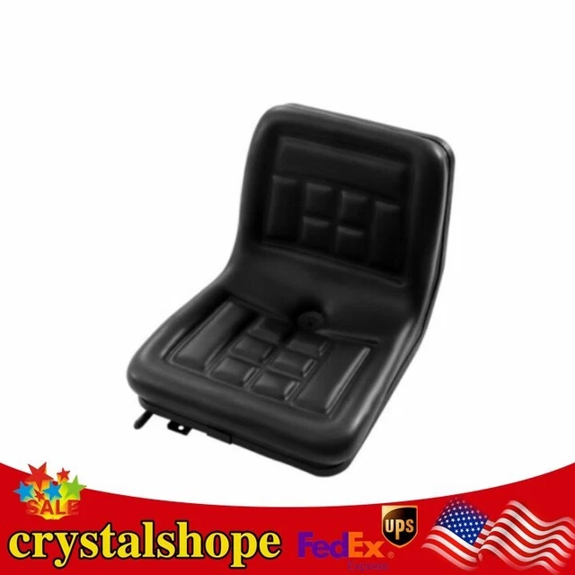 Universal Compact High Back Lawn Tractor Seat Durable w/Mounting Bolt Patterns