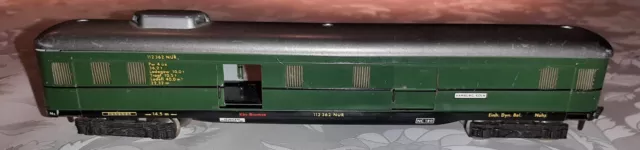 FLEISCHMANN Packwagen 112362 alt mit Beleuchtung für Spur H0