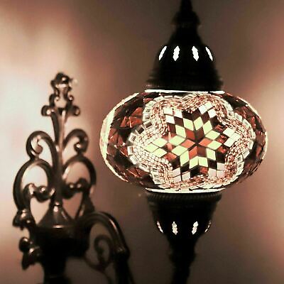 Applique murale de style Tiffany en mosaïque marocaine turque - Ampoule gratuite 3