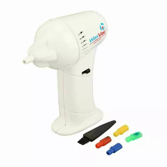 Wax Vac Portable Vacuum Cleaner Ear Wax Remover NEW Gentle Safe Suction Sealed