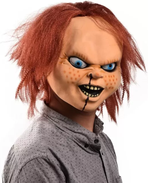 Chucky Mask halloween Fancy Dress Adults Kids Theme Costume cosplay