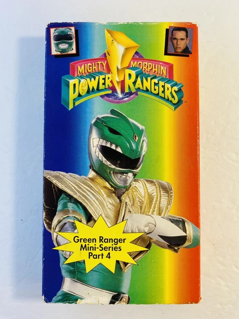 MIGHTY MORPHIN POWER RANGERS GREEN RANGER Part 4 VHS VIDEO 1994 £8.79 ...