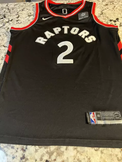 Kawhi Leonard Toronto Raptors NBA Finals Jersey Nike Connect Men's  Size 50 L