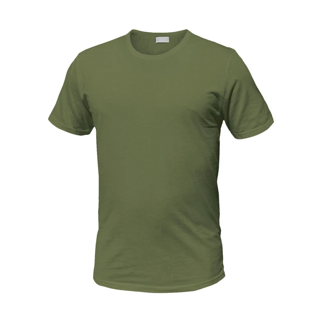 Pack 3 T-Shirt LIABEL Cotone Uomo Verde Militare