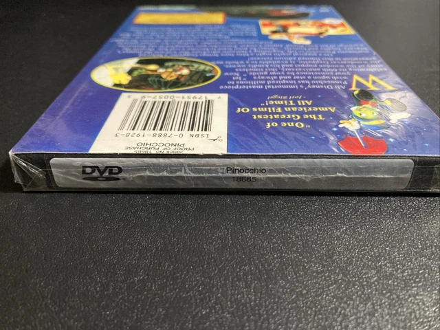 Pinocchio DVD (1999) Walt Disney Animated Film Limited Edition Brand New SEALED 3
