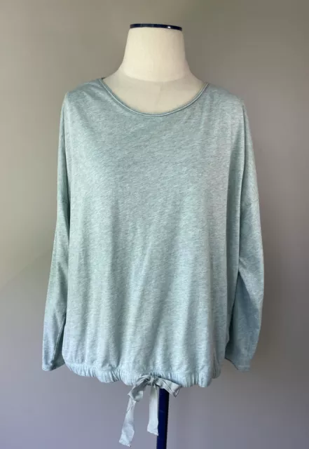 Haven Well Within Women's Size L Drawstring Waist Pullover Long Sleeve Top