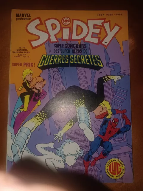 BD SPIDEY N°70 EO 1985 ed.LUG semic TTBETAT NEUF  SPID1GD32