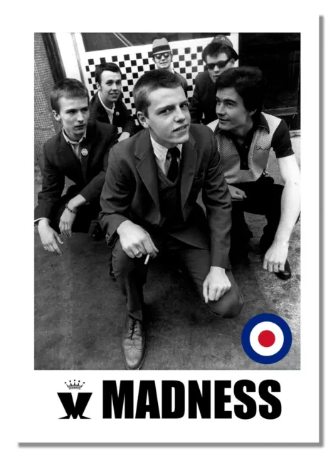 Madness #9 Music Band English SKA Retro Poster New Wave Star Pop Legend Picture