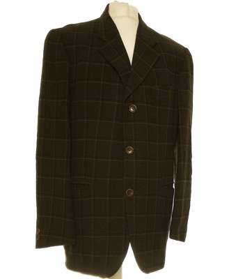 Homme Bleu Sarcelle Couleur partiellement doublée Zara blazer taille 54 EUR 