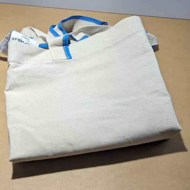 SPIKRAK Shopping bag, cotton/natural, 13 gallon - IKEA