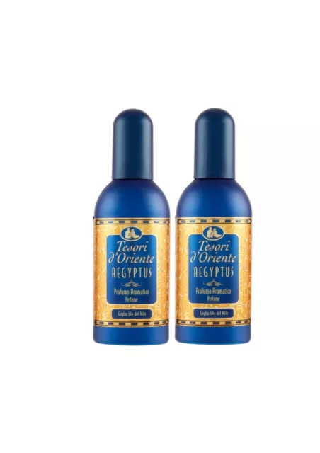 2pz Profumo aromatico spray Tesori d'Oriente Aegyptus Giglio Blu Del Nilo 100 ml