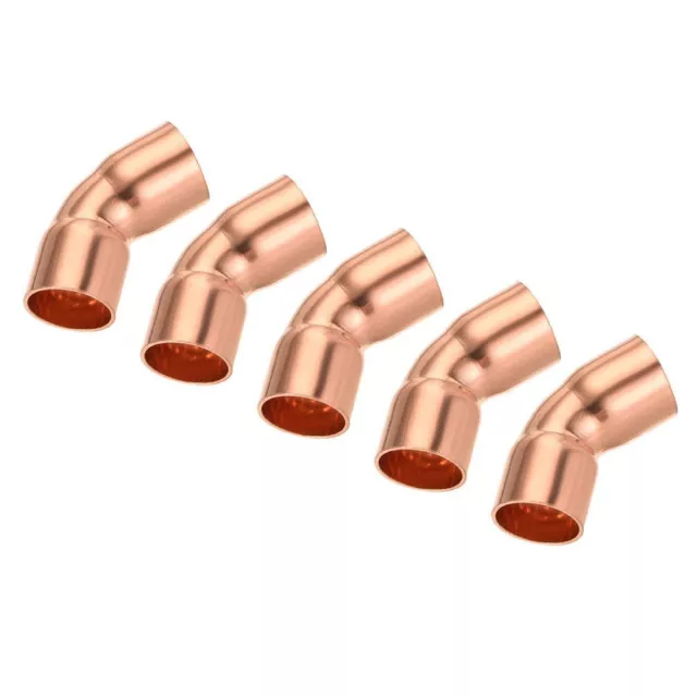 Rust Proof Copper Elbow Fittings 45 Degree Street Elbow Water Pipe Set 12