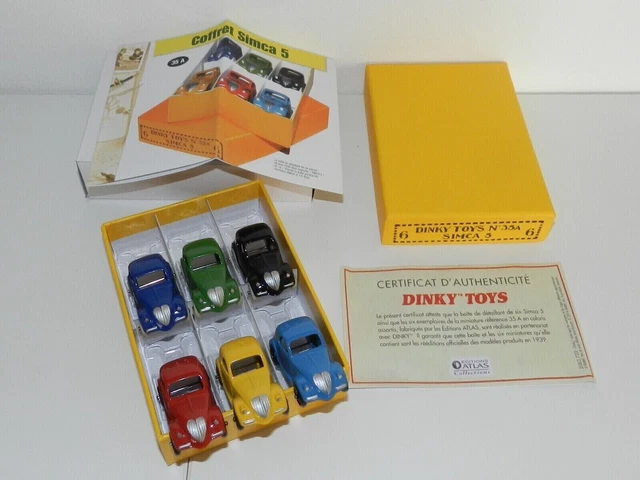 DINKY TOYS / ATLAS COFFRET DE 6 SIMCA 5 #35A ÉDITION LIMITÉE DE 2014 | eBay