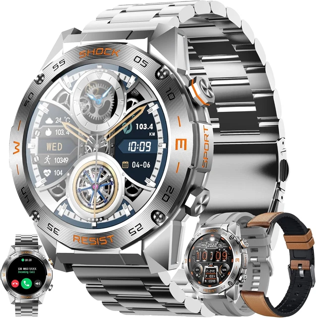 BENYAR SMART Smartwatch Uomo 1.43" AMOLED – Chiamate Bluetooth, 750mAh, 100+ Sport, Cardiofrequenzimetro E Sonno
