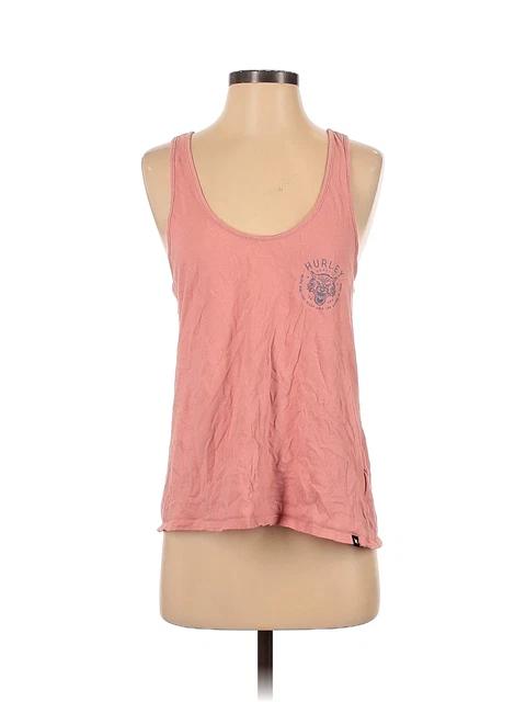 Hurley Women Pink Tank Top S