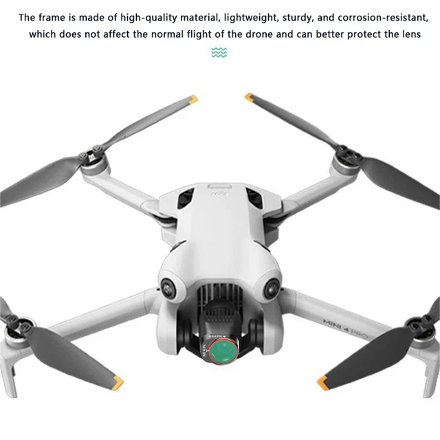 Set Di Filtri Per Drone DJI Flip - Kit ND8+ND16+ND32+ND64 - Vetro Ottico, Rivestimento Multistrato, Solo 0,5g