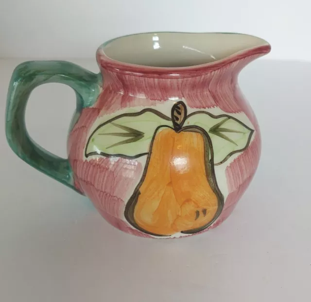 Vintage Guyroc China Hand Painted Pottery Milk Creamer