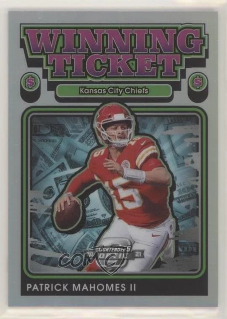 2021 Panini Contenders Optic Winning Ticket Patrick Mahomes II #WT1