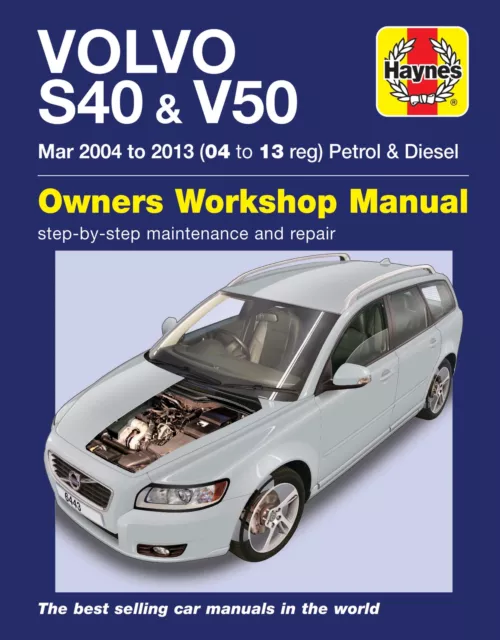 Volvo S40 & V50 Petrol & Diesel (Mar '04-'13) Haynes Repair Manual (Paperback)