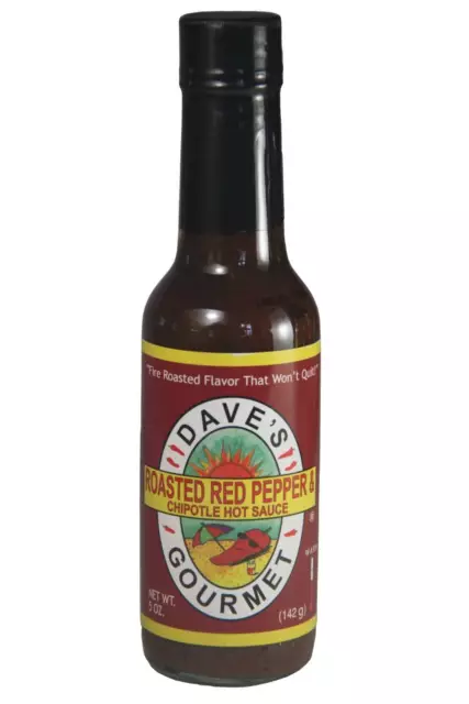 Dave's Gourmet Roasted Red Pepper & Chipotle Hot Sauce 142g