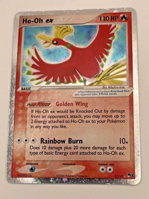 HOLO HO-OH POP Series 5 Rare 1/17 Pokemon TCG English 2007 $1.87