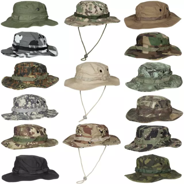 MFH US GI Military Boonie Bush Jungle Hat Army Combat 100% Cotton Ripstop