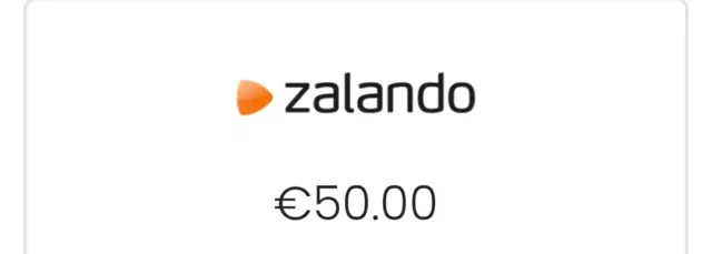 GIFT CARD BUONO regalo ZALANDO 50 EUR EUR 33,50 - PicClick IT