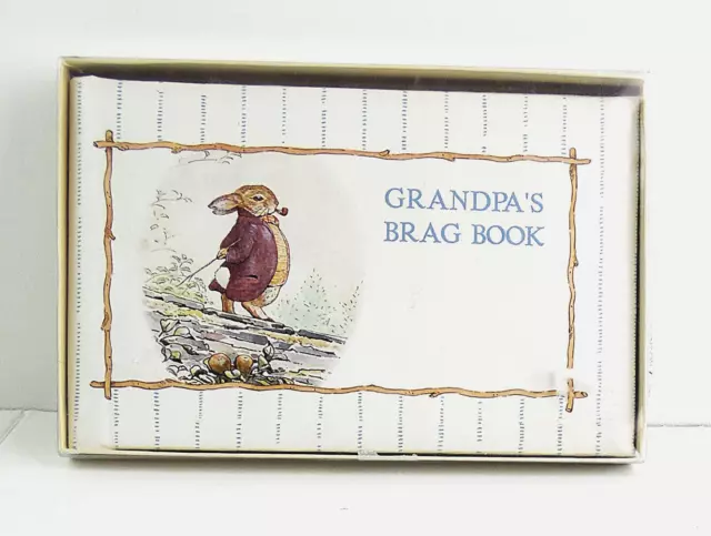 VTG NEW CR Gibson Beatrix Potter Grandpa's Brag Book Photo Album - for 20 photos