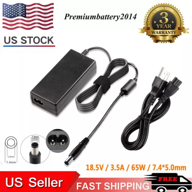 AC Adapter for HP EliteBook 8730w 6930p Power Supply+Cord Laptop Battery Charger