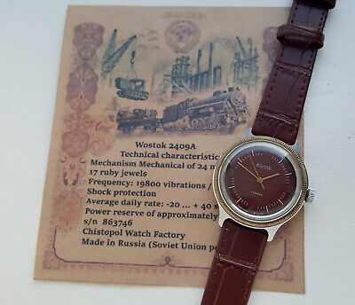 Vintage Soviet mechanical watch Vostok. USSR