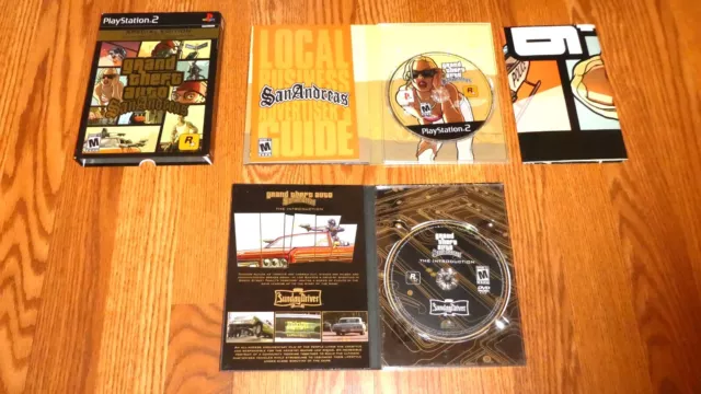 Grand Theft Auto San Andreas Special Edition PlayStation 2 PS2 Sunday  Driver! 710425279188