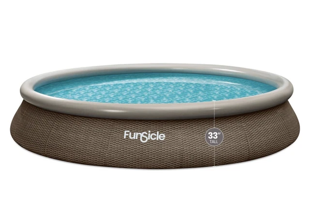Funsicle 15 ft, honeycomb interior print QuickSet Designer Pool